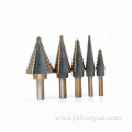 HSS 4241 Spiral Groove Step Drill Bit